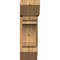 Ekena Millwork Olympic Slat Rough Sawn Bracket w/ Offset Brace, Western Red Cedar, 8"W x 22"D x 26"H BKT0806X22X26OLY06RWR - alternate 3
